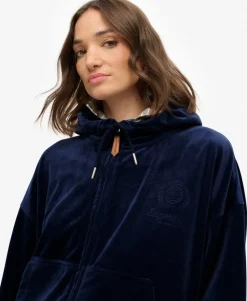 Country Club Velour Zip Hoodie