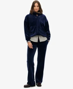 Country Club Velour Zip Hoodie