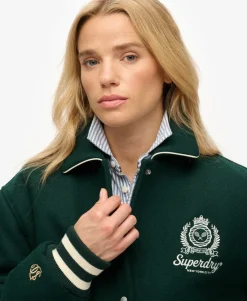 Country Club Wool Blend Bomber Jacket