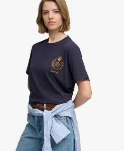 Crest Embellished T-shirt
