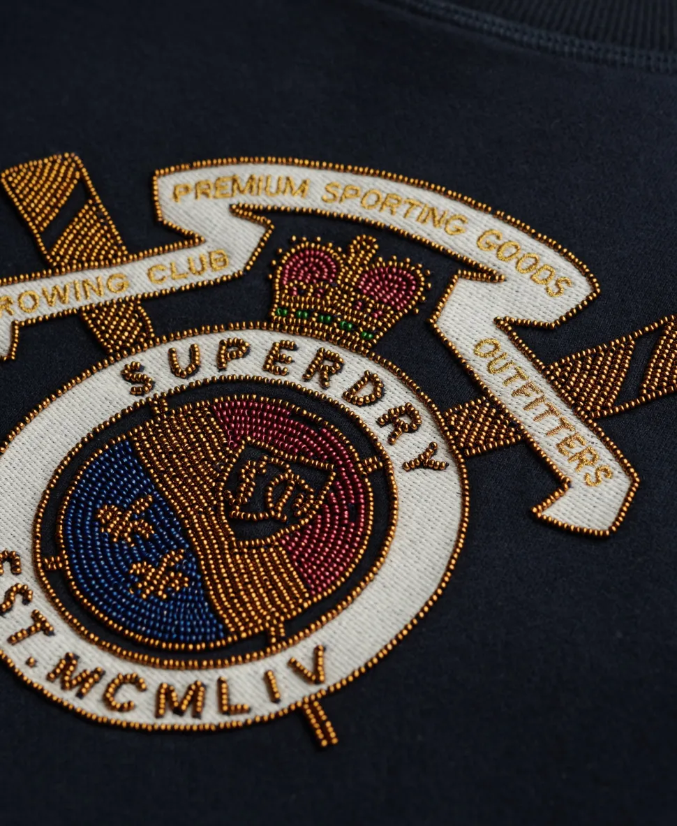 Crest Loose Crew Sweatshirt