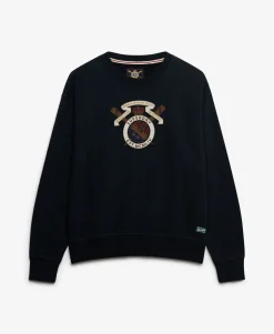 Crest Loose Crew Sweatshirt