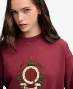 Crest Loose Crew Sweatshirt