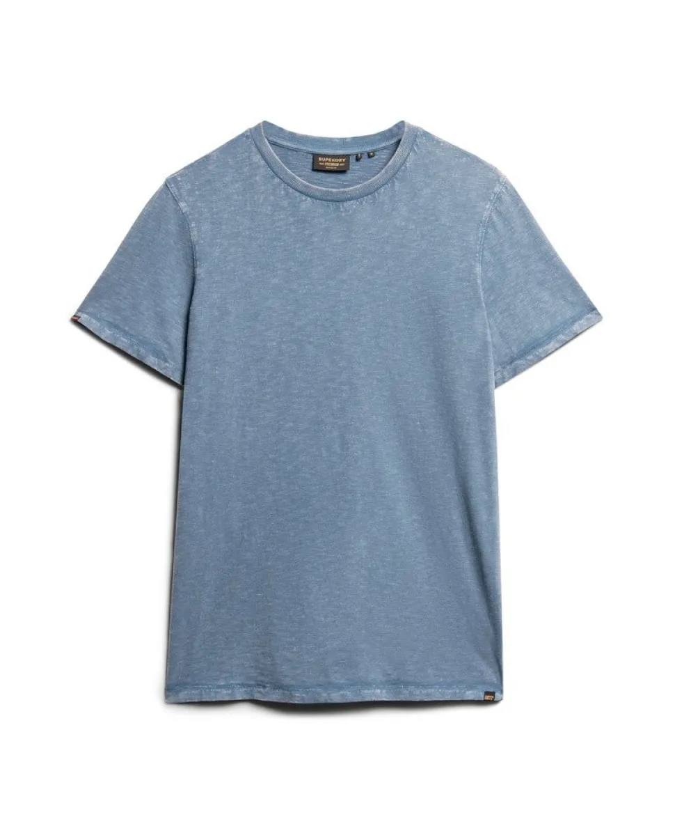 Crew Neck Slub Short Sleeved T-shirt