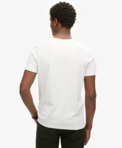 Crew Neck Slub Short Sleeved T-shirt