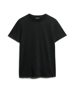 Crew Neck Slub Short Sleeved T-shirt