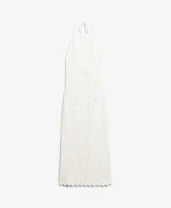 Crochet Halter Maxi Dress
