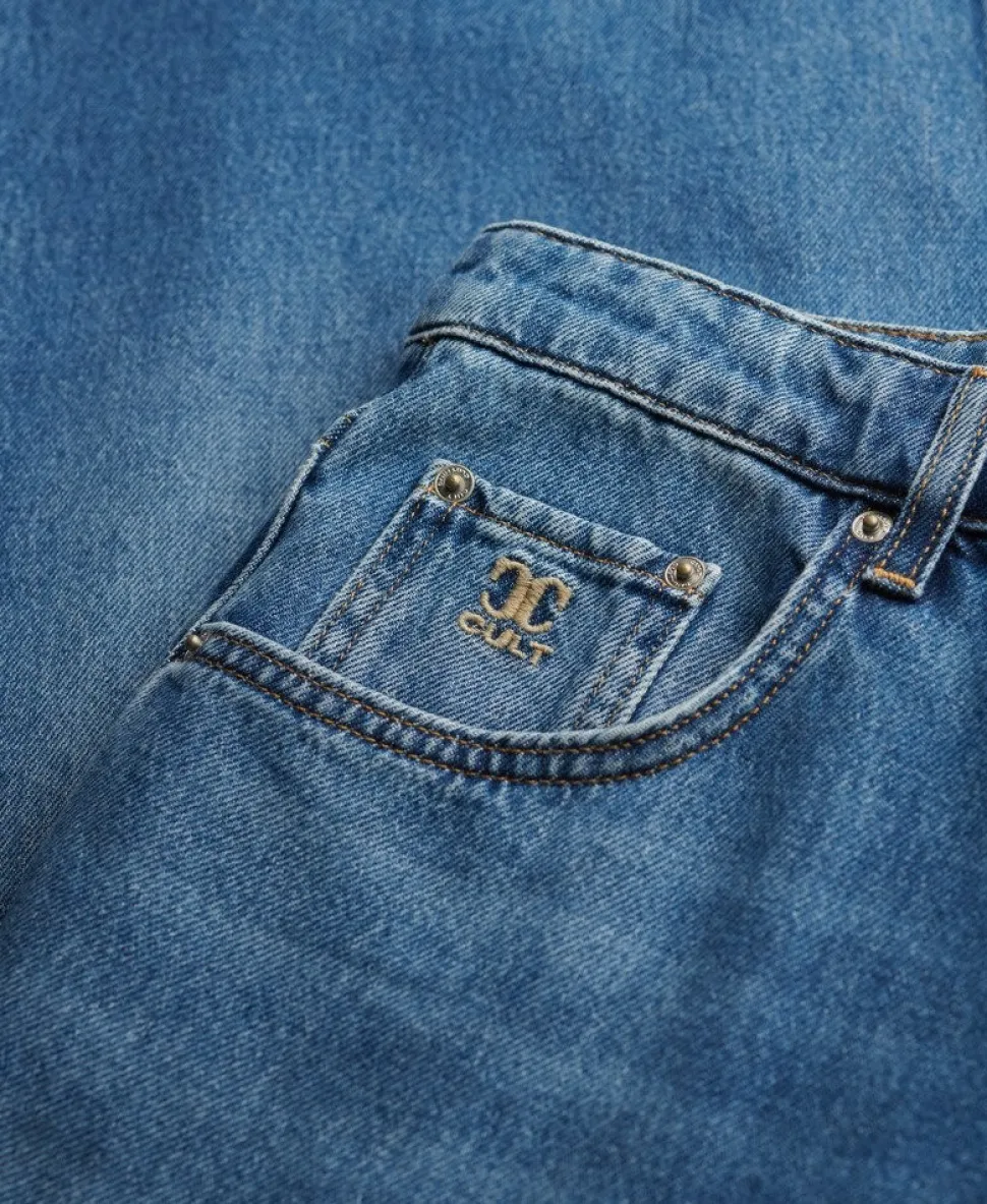 Cult Mid Rise Baggy Jeans