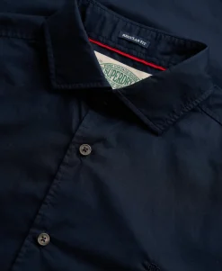 Cut Away Poplin Long Sleeve Shirt