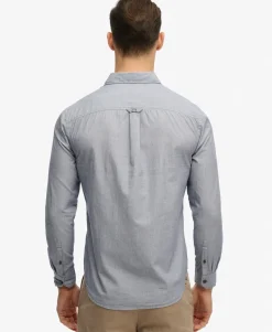 Cut Away Poplin Long Sleeve Shirt