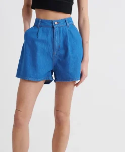 Denim A Line Shorts