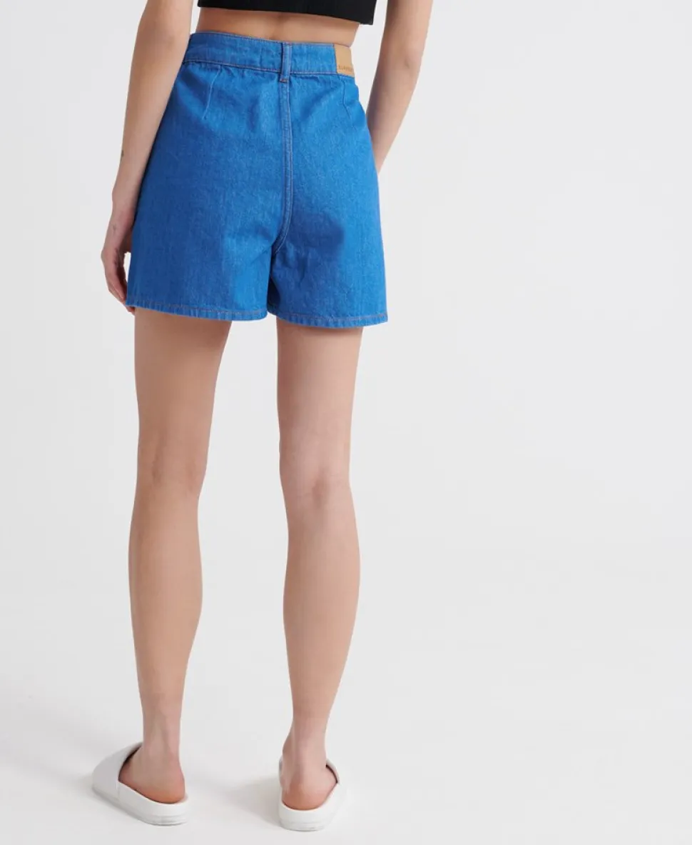 Denim A Line Shorts