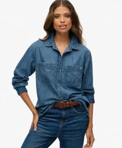 Denim Oversized Shirt