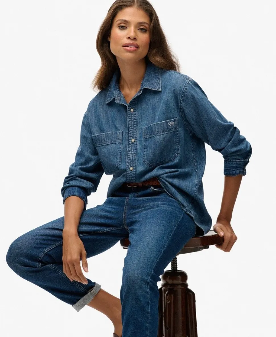 Denim Oversized Shirt