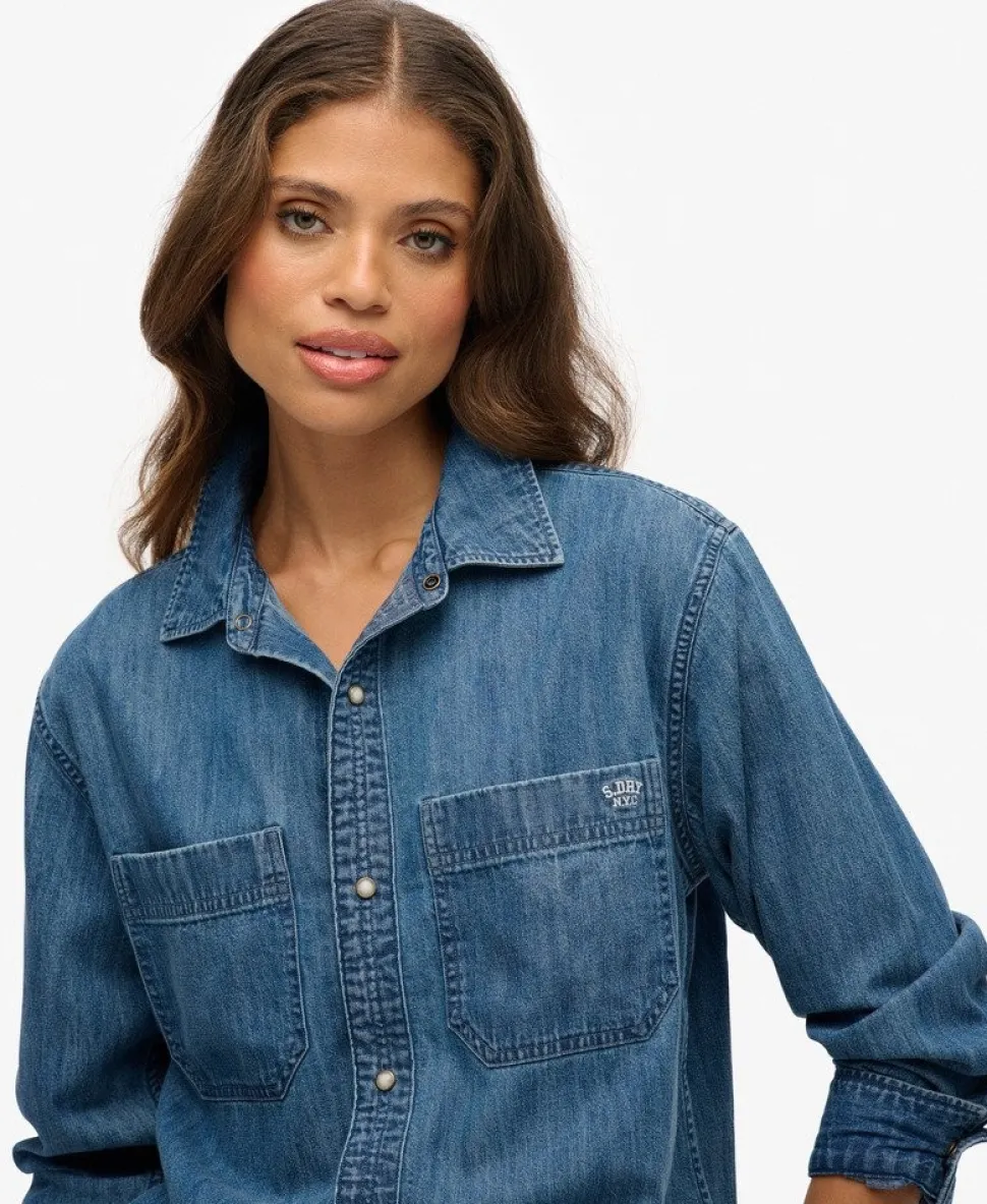 Denim Oversized Shirt