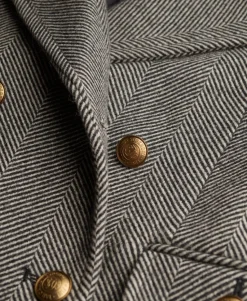 Double Breasted Wool Blend Coat