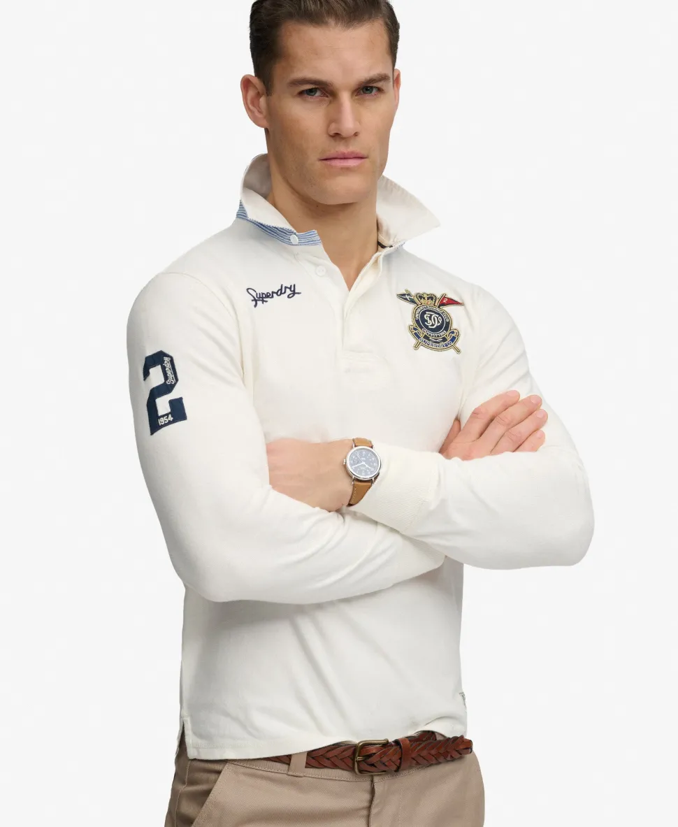 Double Emblem Rugby Top