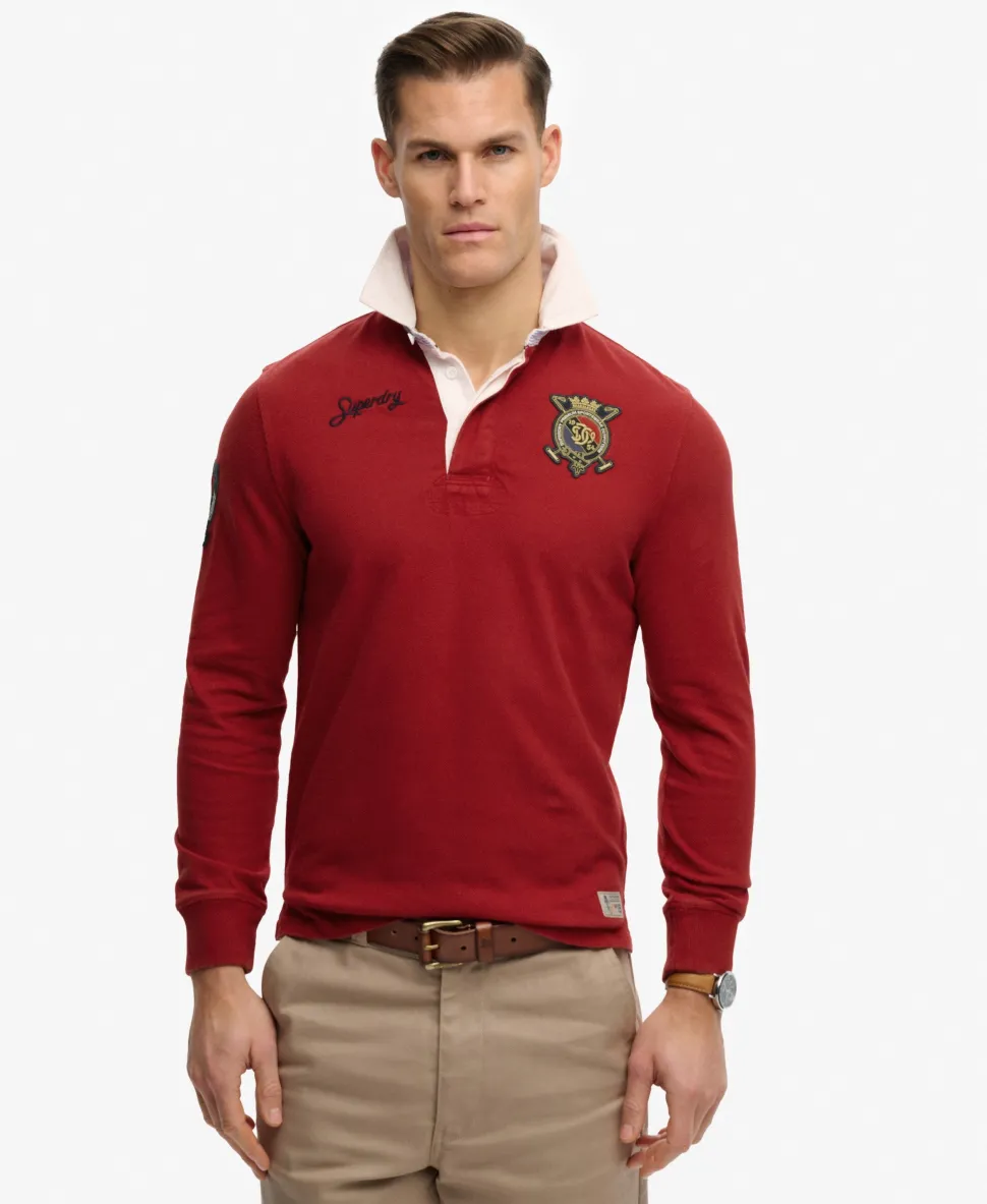 Double Emblem Rugby Top