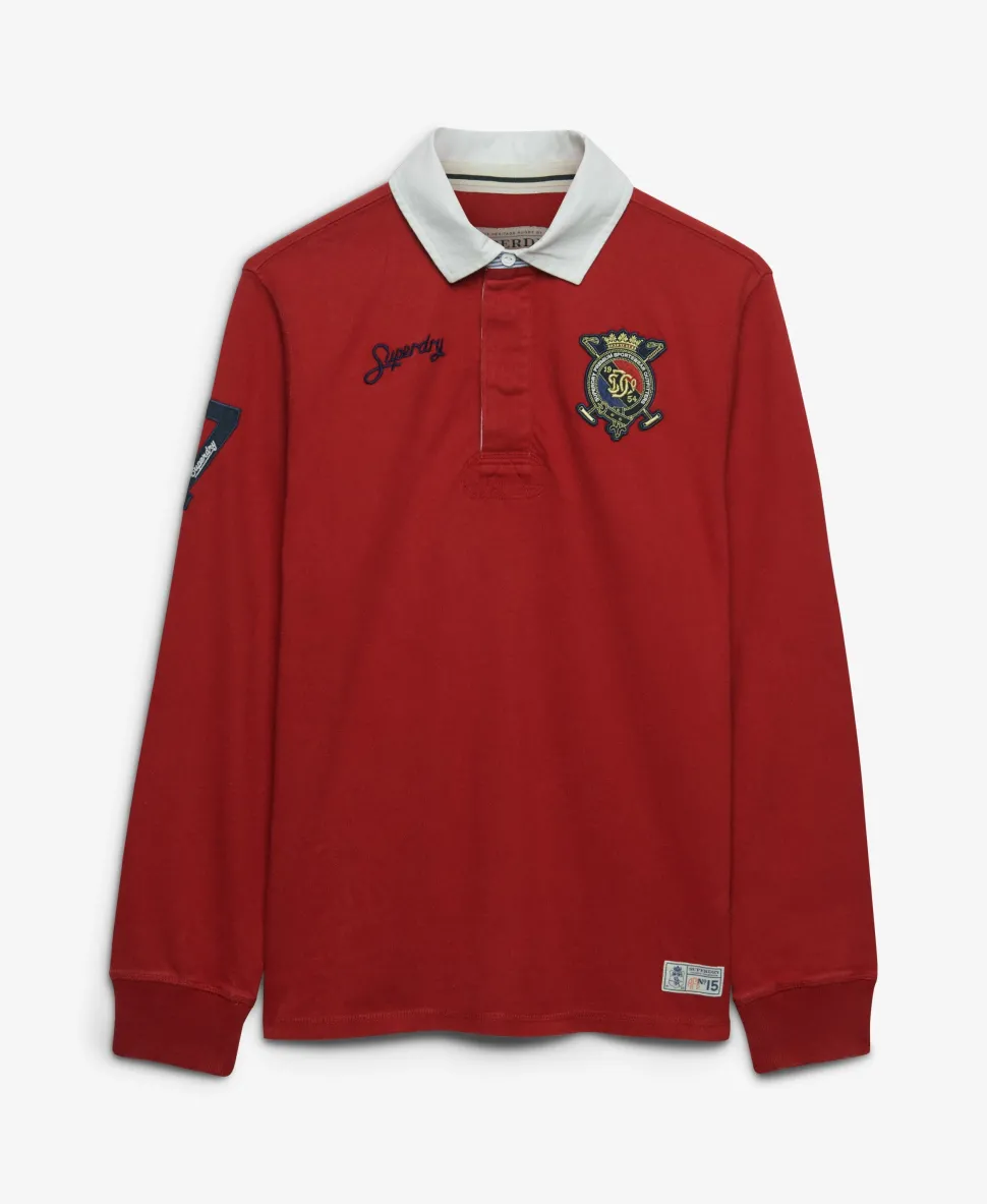 Double Emblem Rugby Top