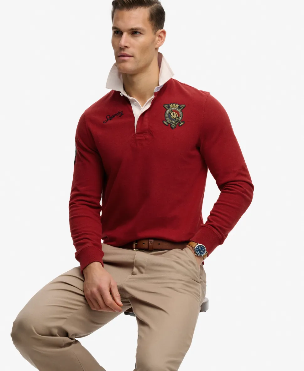 Double Emblem Rugby Top
