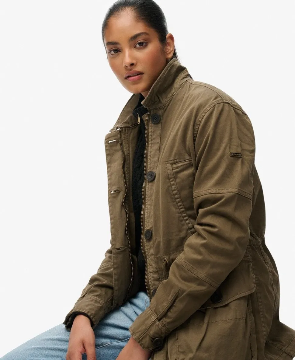 Dropped Waist Jacket