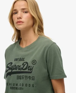 Embellished Vintage Logo Relaxed T-Shirt