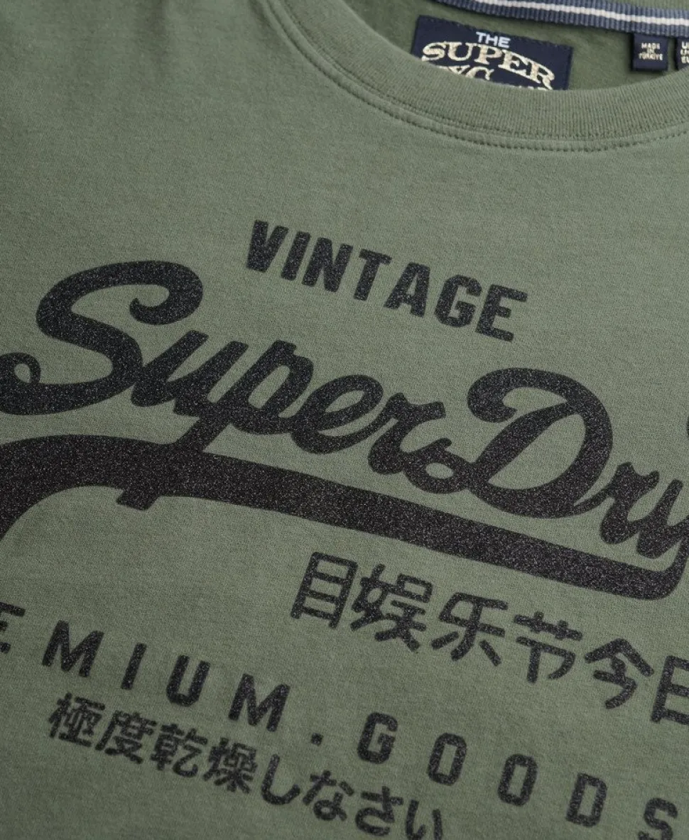 Embellished Vintage Logo Relaxed T-Shirt