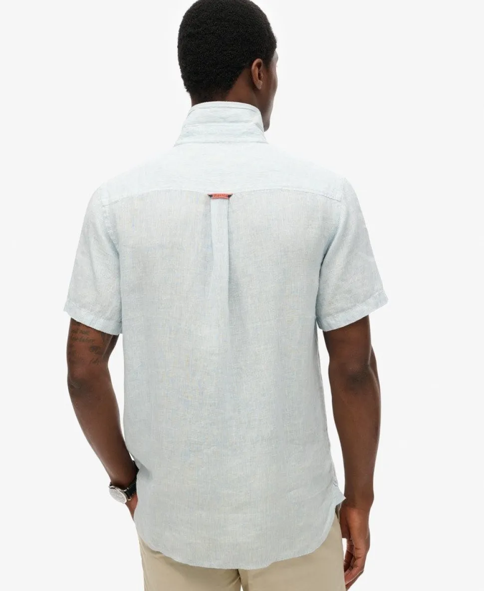 Embroidered Vacation Linen Shirt