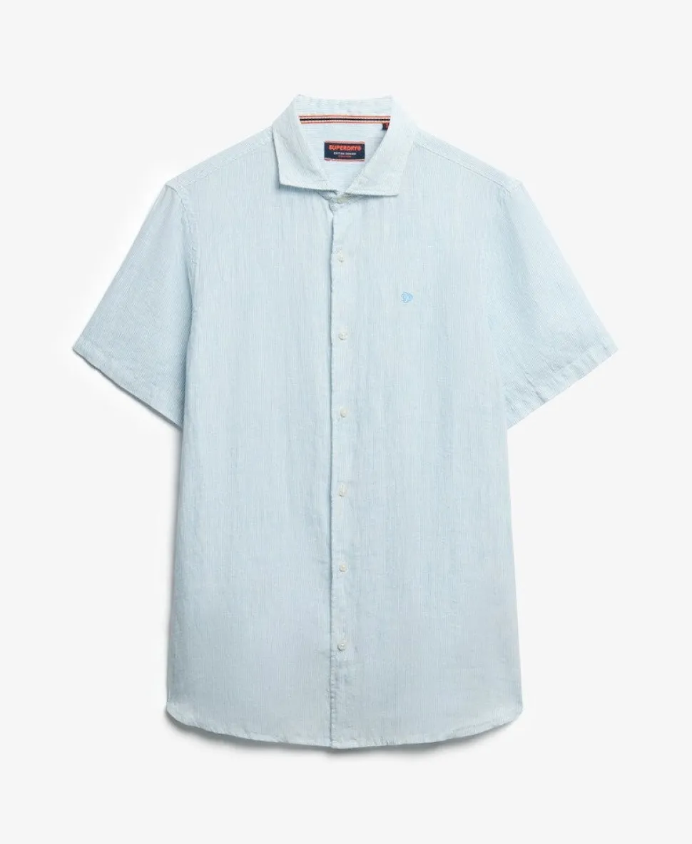 Embroidered Vacation Linen Shirt