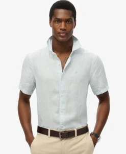 Embroidered Vacation Linen Shirt