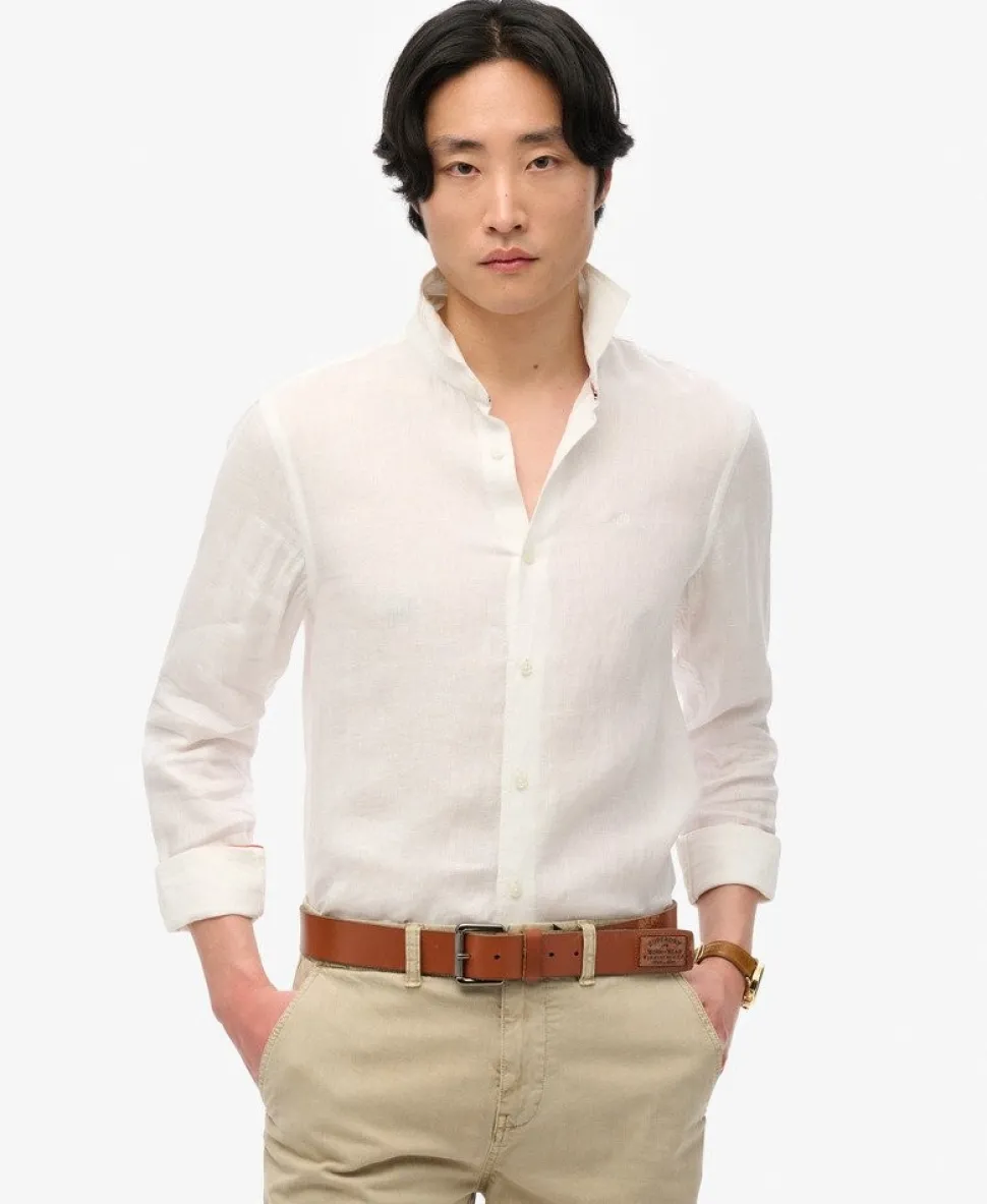 Embroidered Vacation Linen Shirt