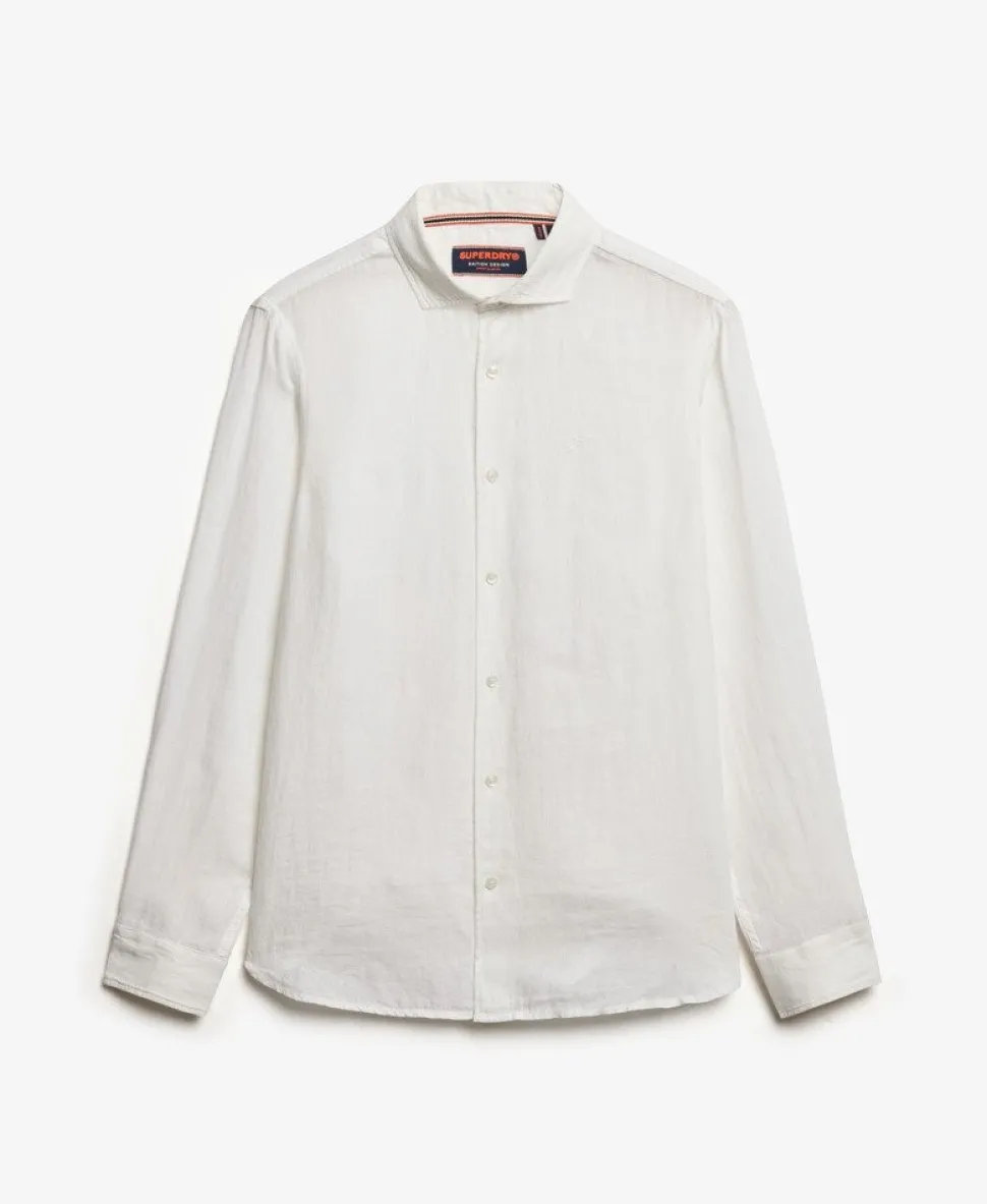 Embroidered Vacation Linen Shirt
