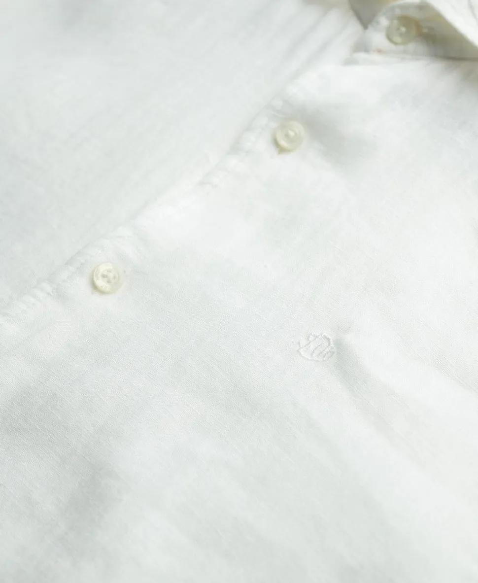 Embroidered Vacation Linen Shirt