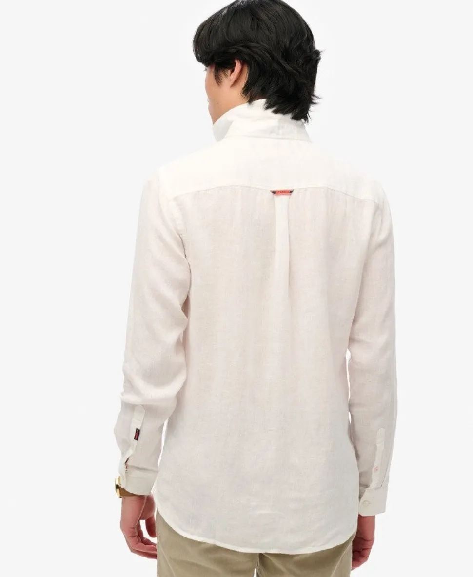 Embroidered Vacation Linen Shirt