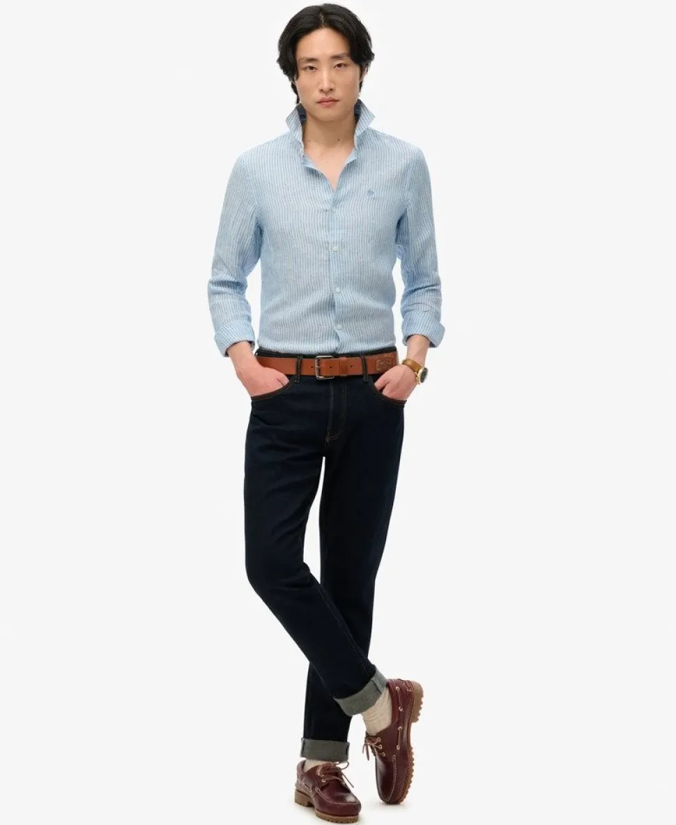 Embroidered Vacation Linen Shirt