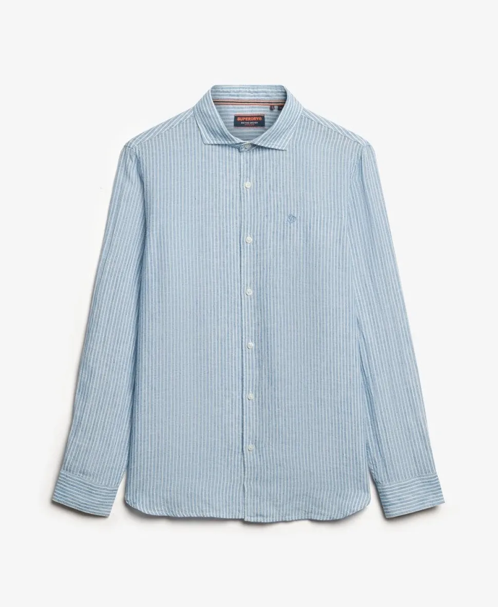 Embroidered Vacation Linen Shirt