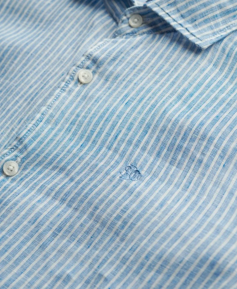 Embroidered Vacation Linen Shirt