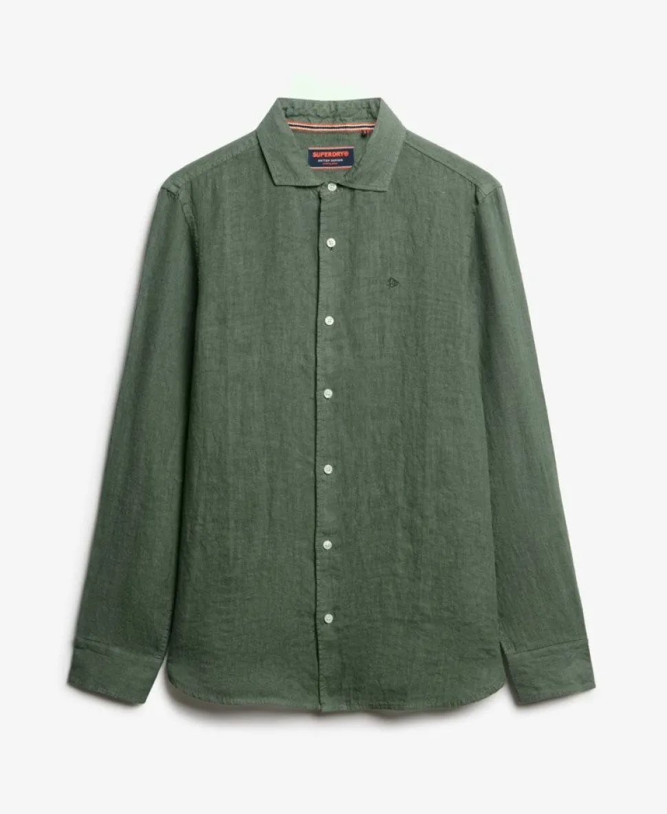 Embroidered Vacation Linen Shirt