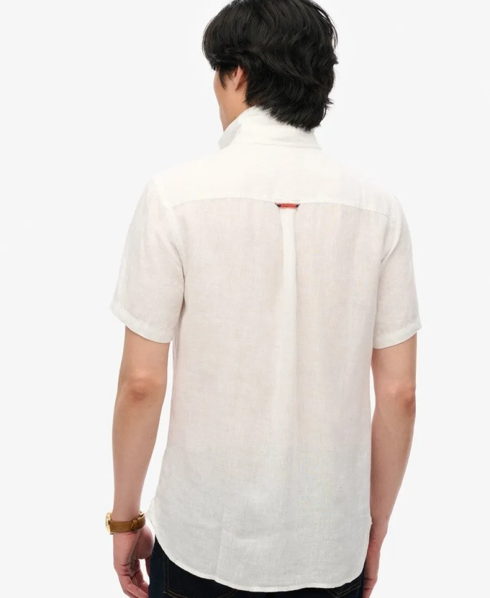 Embroidered Vacation Linen Shirt