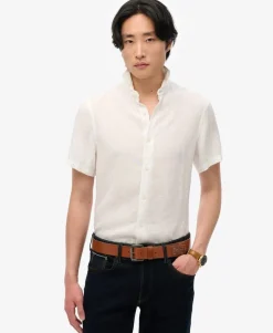Embroidered Vacation Linen Shirt