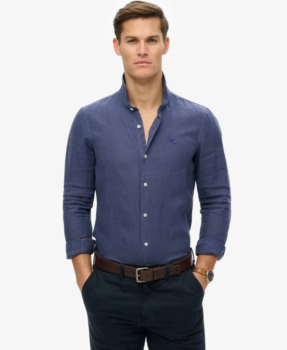 Embroidered Vacation Linen Shirt
