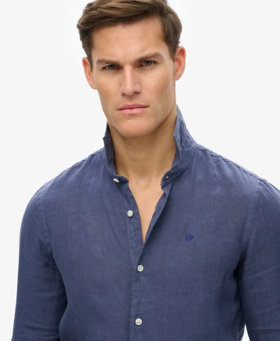 Embroidered Vacation Linen Shirt