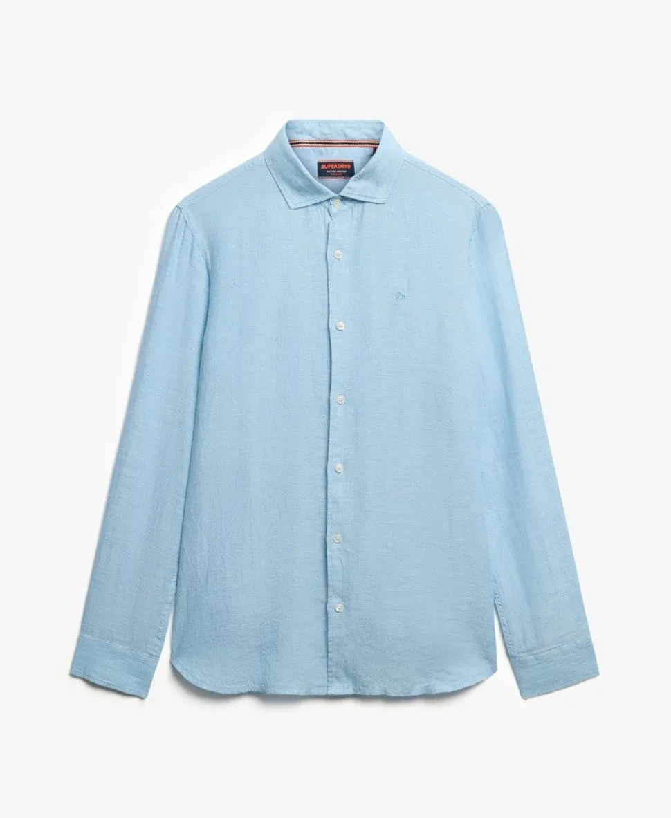 Embroidered Vacation Linen Shirt