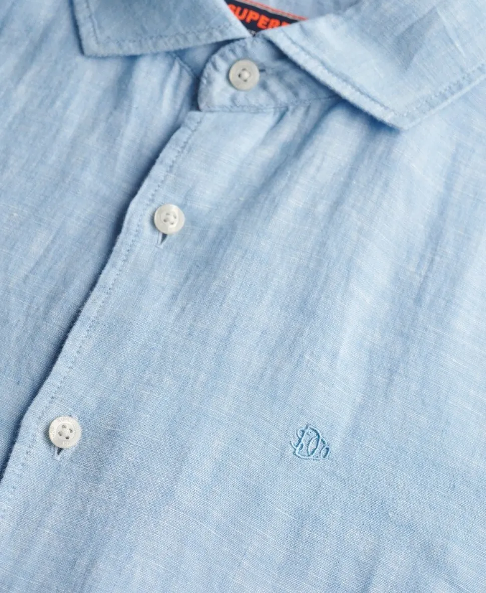 Embroidered Vacation Linen Shirt
