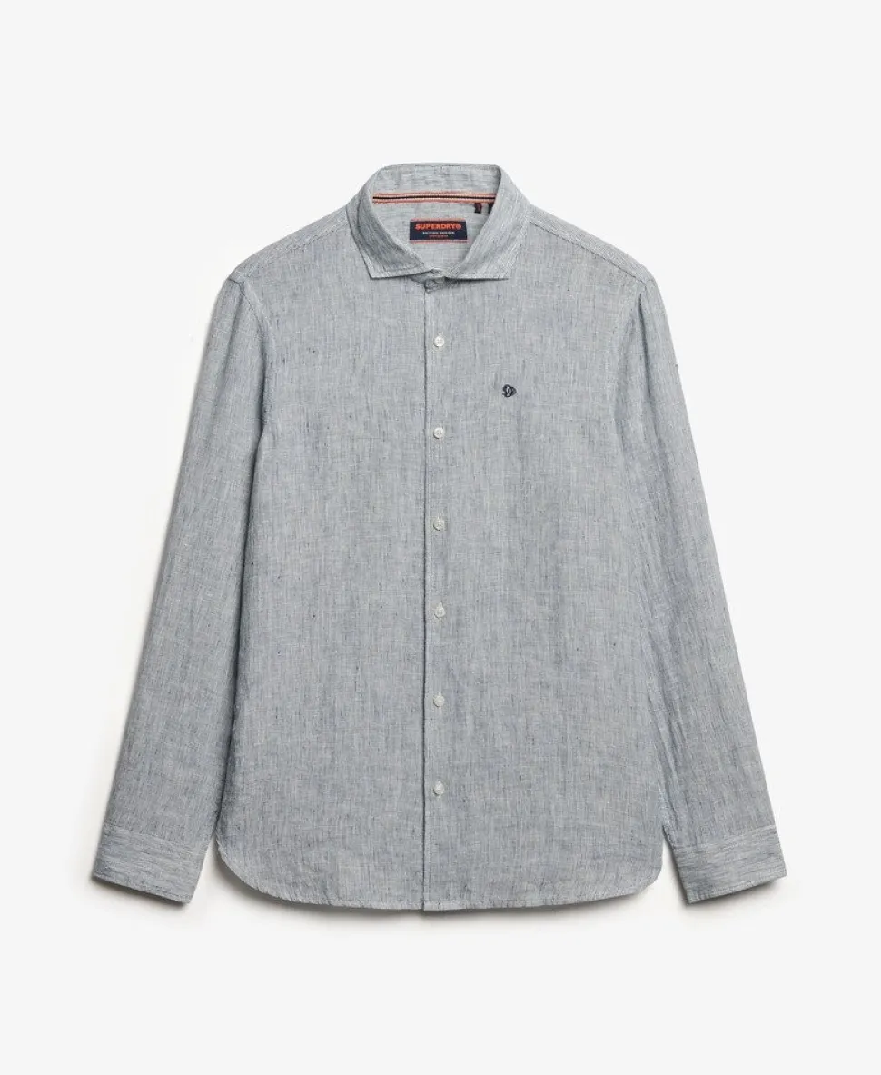 Embroidered Vacation Linen Shirt