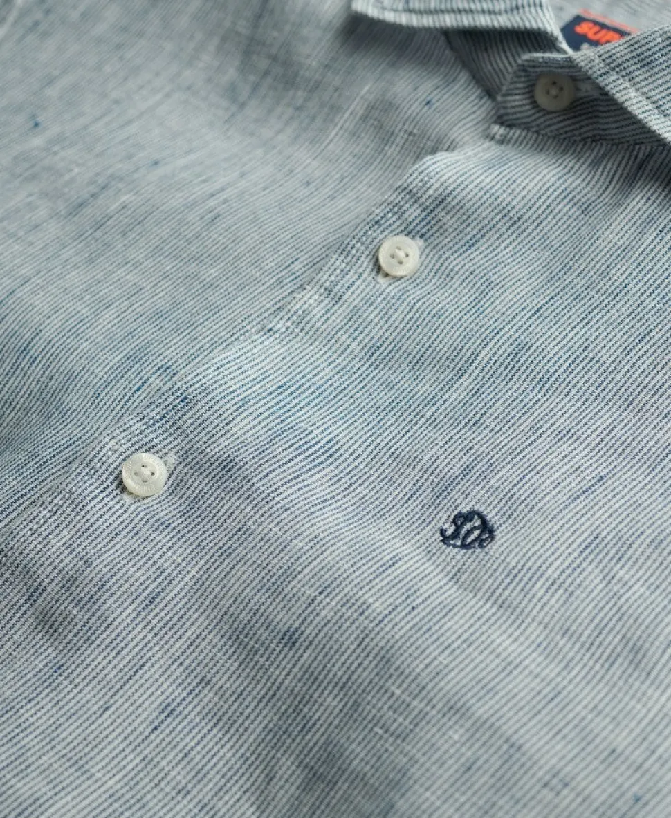 Embroidered Vacation Linen Shirt