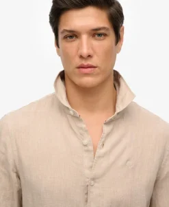 Embroidered Vacation Linen Shirt