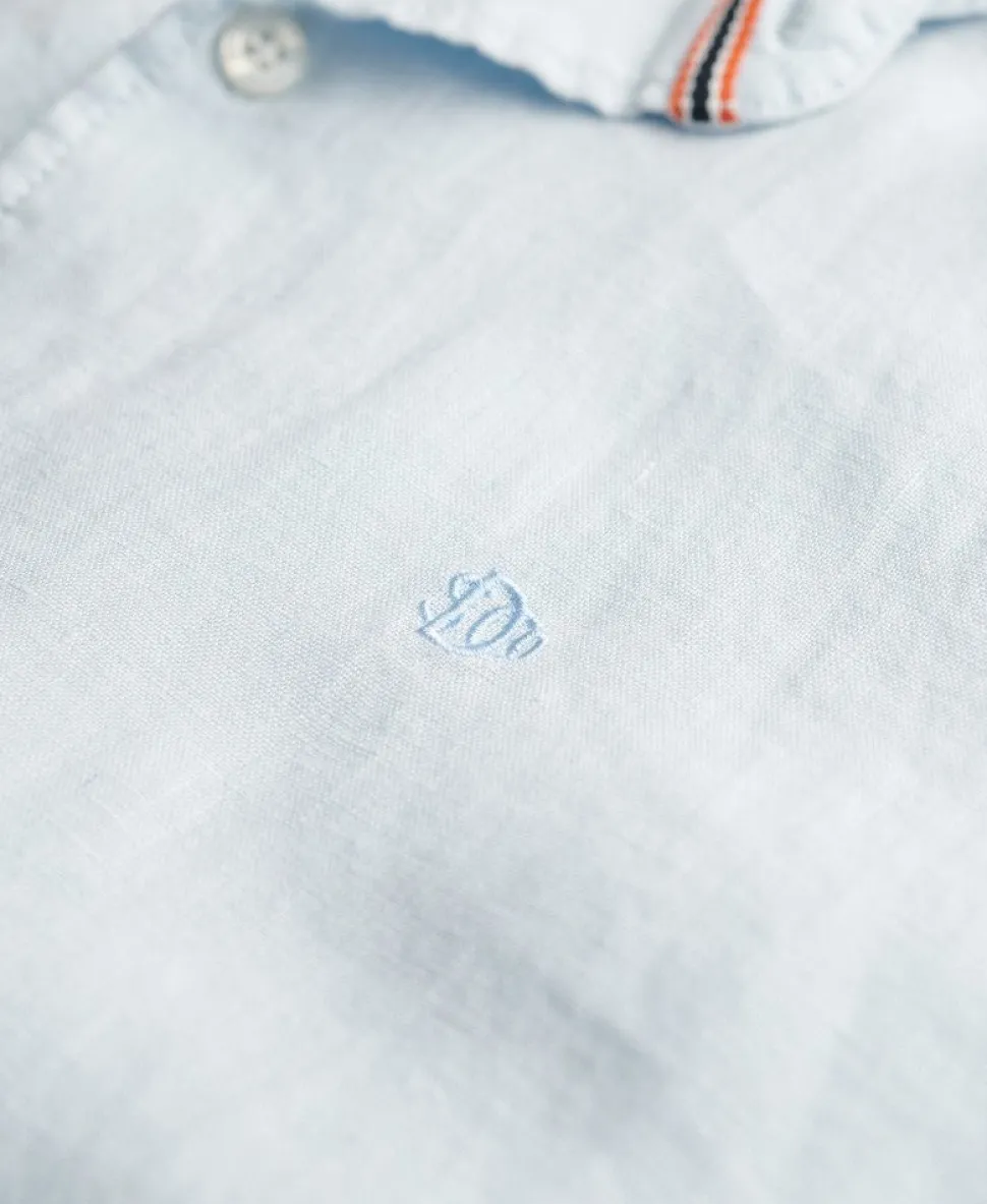 Embroidered Vacation Linen Shirt
