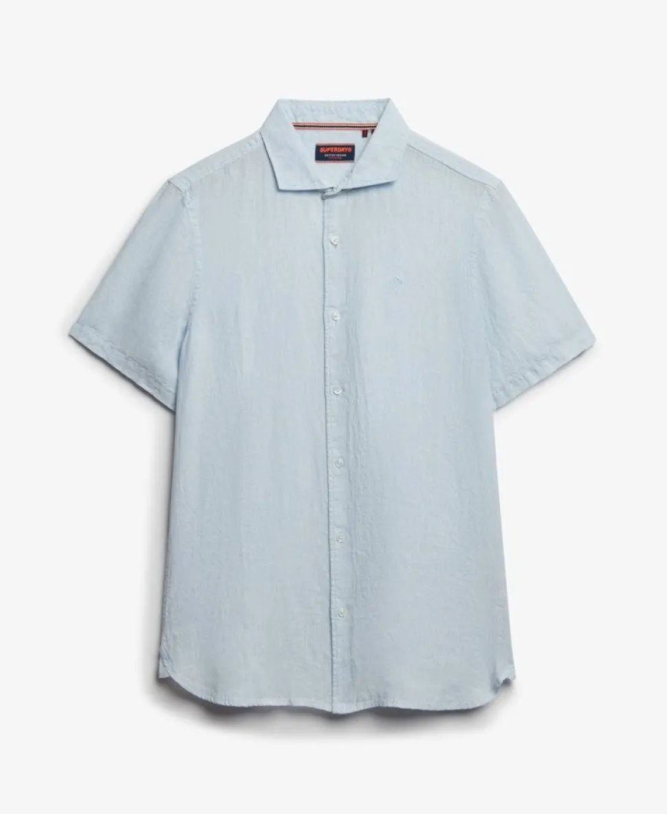 Embroidered Vacation Linen Shirt