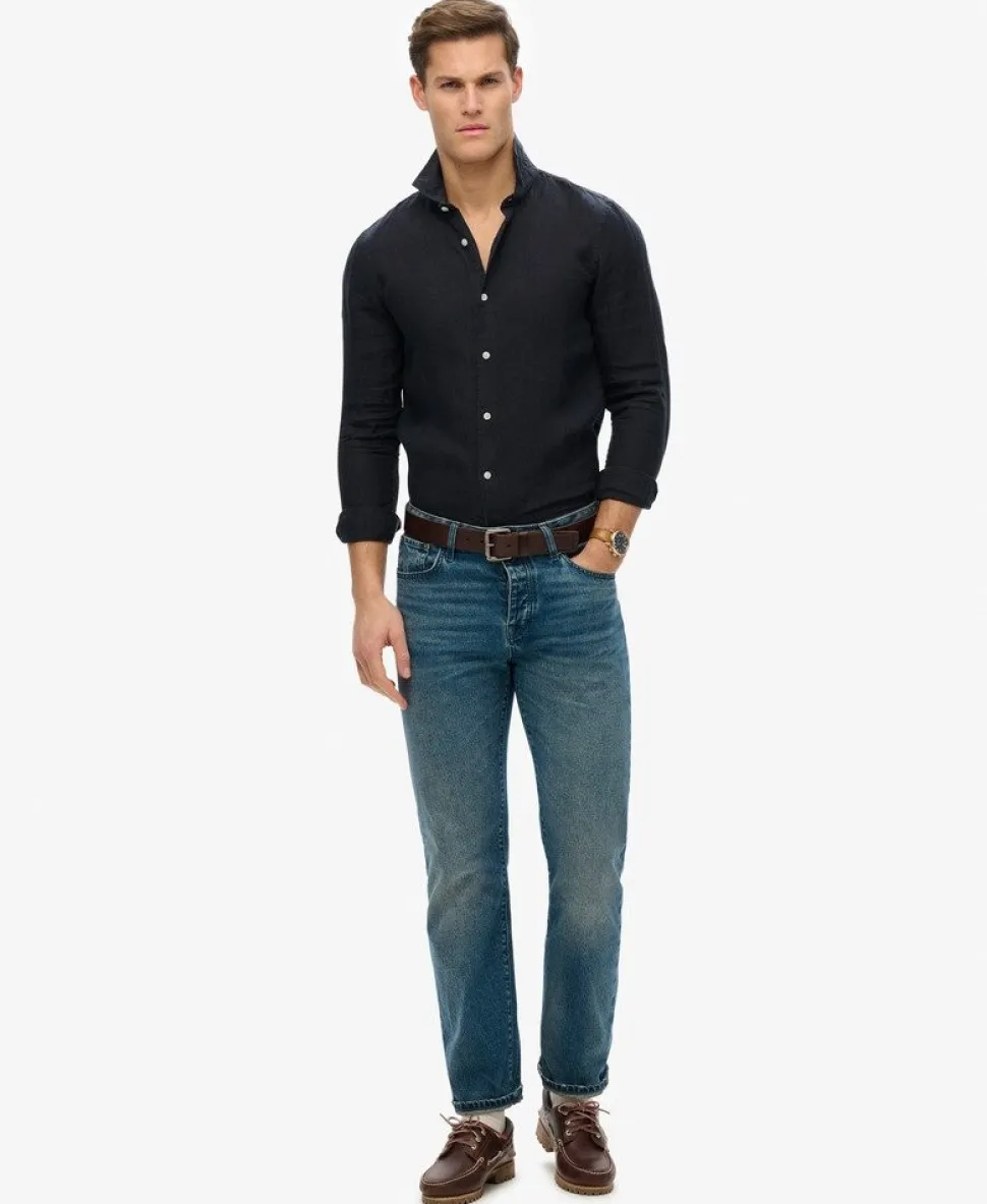 Embroidered Vacation Linen Shirt